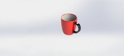 Modelo de taza en solidworks