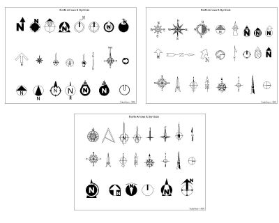 Symboles North Aero .dwg