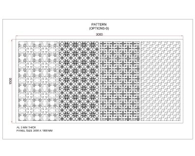 Panel Pattern Hatching Design_1 .dwg