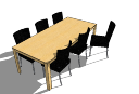 Table and chairs PAiuthuong05 skp