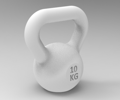 Autodesk Inventor 3D CAD Model of kettle ball