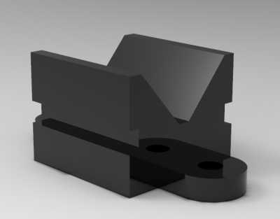 Autodesk Inventor 3D CAD Model of V Block 