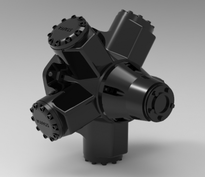 Autodesk Inventor 3D CAD Model of Staffa Motors engine 