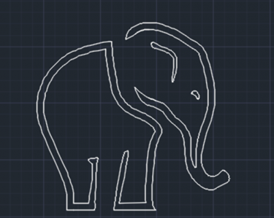 Formato dwg elefante