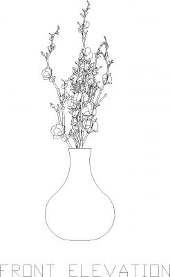 Plant Vase for Center Table 1 dwg Drawing