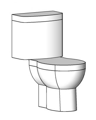 トイレのパンと座席の設計RFAモデル