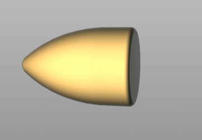 Projectile Model in Solidworks