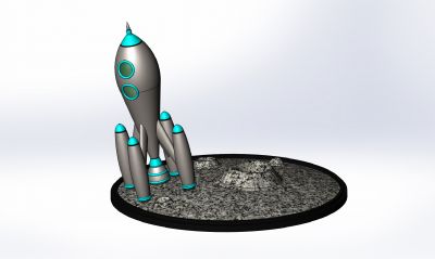 Raketen-Sldasm-Modell