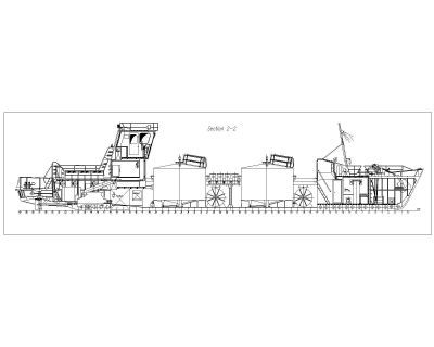 Plano de seção do navio petroleiro_A .dwg