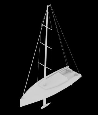 Boat - Sailing Yacht (STL)