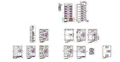 Seven stored residential all details design dwg.