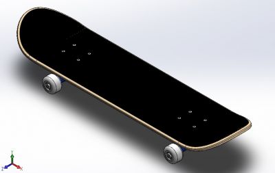 Skateboard solidworks Model