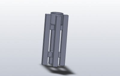 Soap stand Model in solidworks