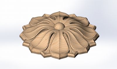 Solidworksの木製ソケット