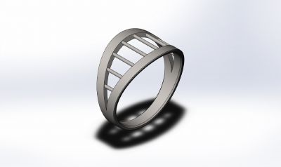 Разрезное кольцо sldasm Модель