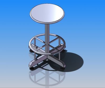 Steel chair sldasm Model