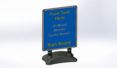 Advert board sldasm Model