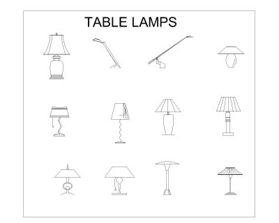 Lampe de table_1 .dwg