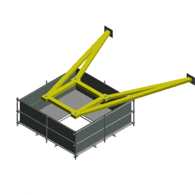 Tower crane attachment revit model 