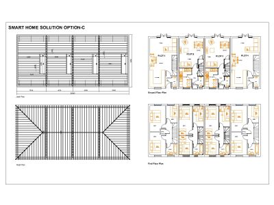 Truss Roof Smart Home Solution Design .dwg -1
