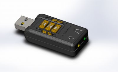 USB Music Player sldasm Modell