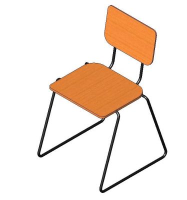 Stacking Chair Revit Family