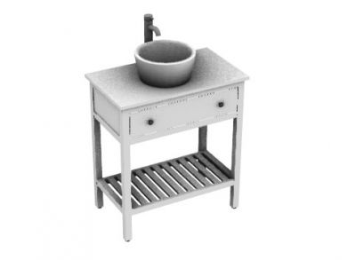 Modern design kitchen basin 3d model .3dm format