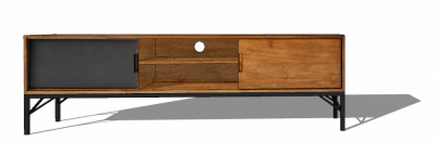 Wooden cabinet with 2 hinge door skp
