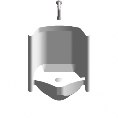 Induction wall urinal revit family