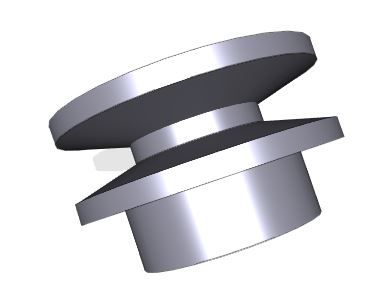 Alumimium V-belt pulley solidworks file