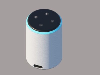 Amazon Echo Plus Smart Speaker 3D SketchUp Download