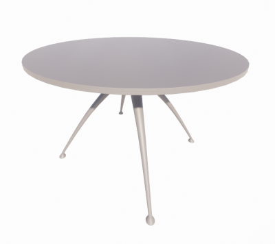 Circle Cafeteria Table revit family