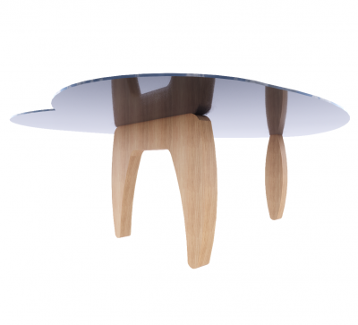 Decoration tea table revit model