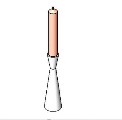 Candle 1 Revit Family