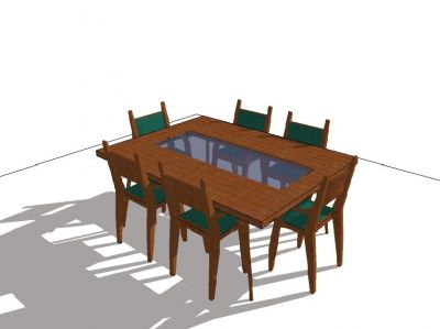 3D dining set