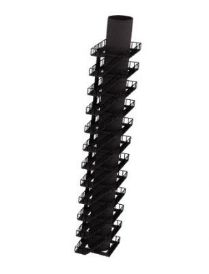 Tall factory chimney 3d model .3dm format