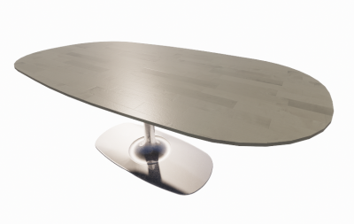 Oval Coffee Table revit family