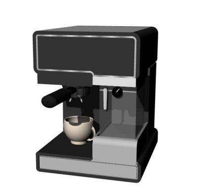 modern designed coffee machine 3d model .3dm format