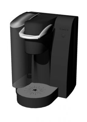 modern simple fully automatic coffee machine 3d model .3dm format