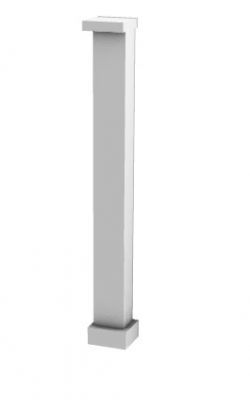 simple designed column 3d model .3dm format