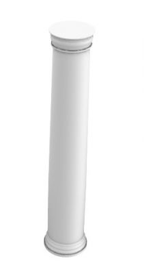 simple designed column 3d model .3dm format