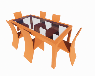 comedor dining table revit family