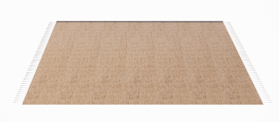 Rattan rectangle carpet sketchup model