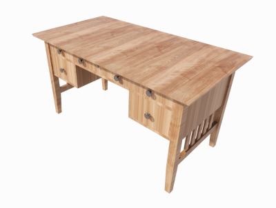 Wooden table revit family