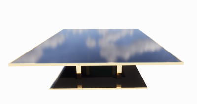 Square Coffee Tables with glass top table revit family