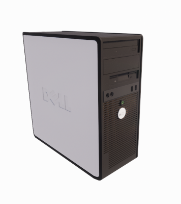 Dell Computer Tower revit family