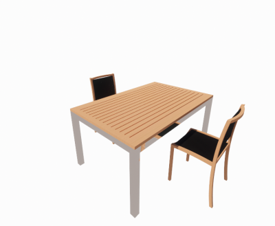 dining table for 2 people revit family