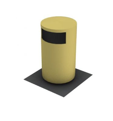 simple household dustbin 3d model .3dm format