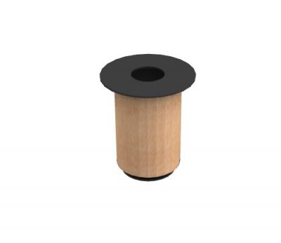 modern dustbin design 3d model .3dm format
