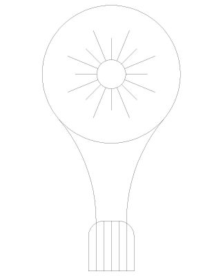 Electric Bulb free autocad download